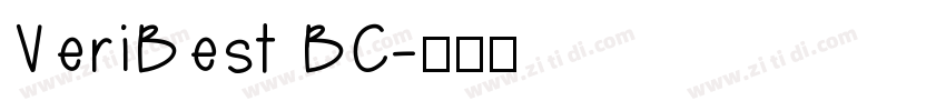 VeriBest BC字体转换